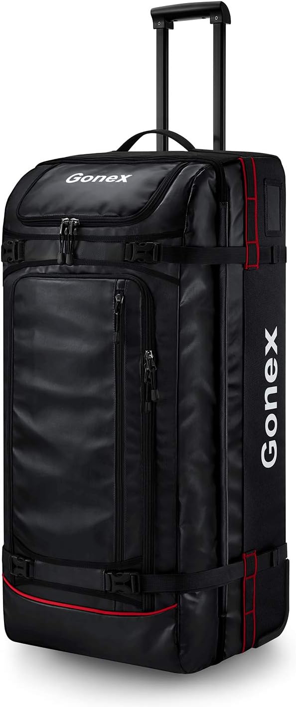 Gonex Rolling Duffle Bag with Wheels, 100L Water Repellent Large Wheeled Travel by Gonex