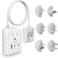 VINTAR Universal Travel Adapter Kit, 5ft Detachable Extension Cord by VINTAR