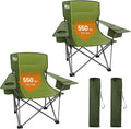 TIMBER RIDGE Oversized Folding Camping Chair by TIMBERRIDGE