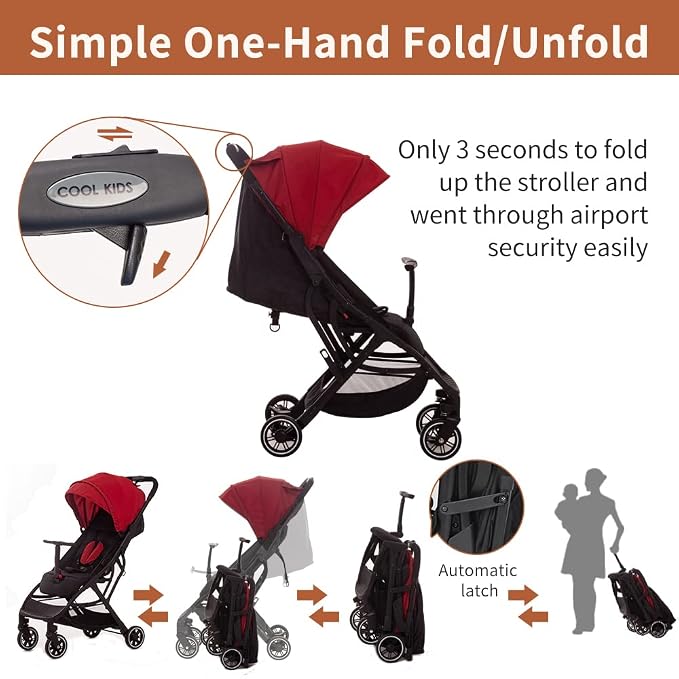 COOL KIDS Portable Stroller - Image 3