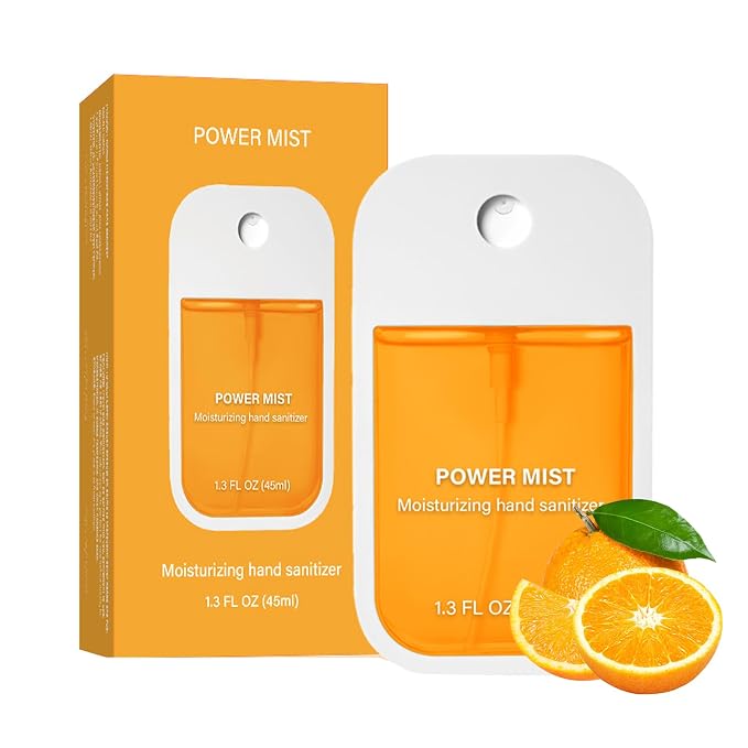 Power Mist Hydrating Hand Sanitizer Spray, Portable Travel-Size Hand Sanitizer by Unknown