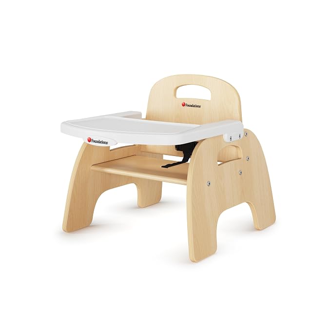 Foundations Easy Serve 7" Wood Feeding Chair by FoundationsChildrensProducts