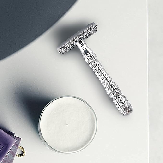 BAILI Classic 3-Piece Double Edge Safety Razor Wet Shaving - Image 7
