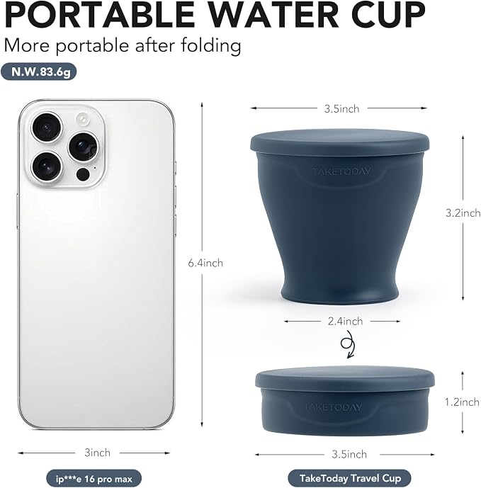 TakeToday Collapsible Travel Cup - Image 6