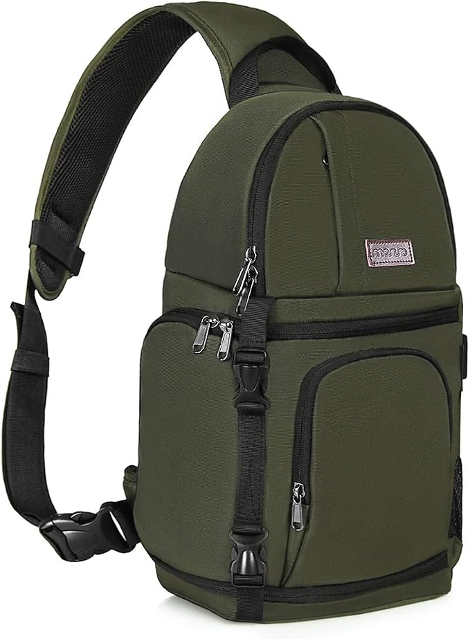 MOSISO Camera Sling Bag, DSLR/SLR/Mirrorless Camera Backpack Case Shockproof by MOSISO