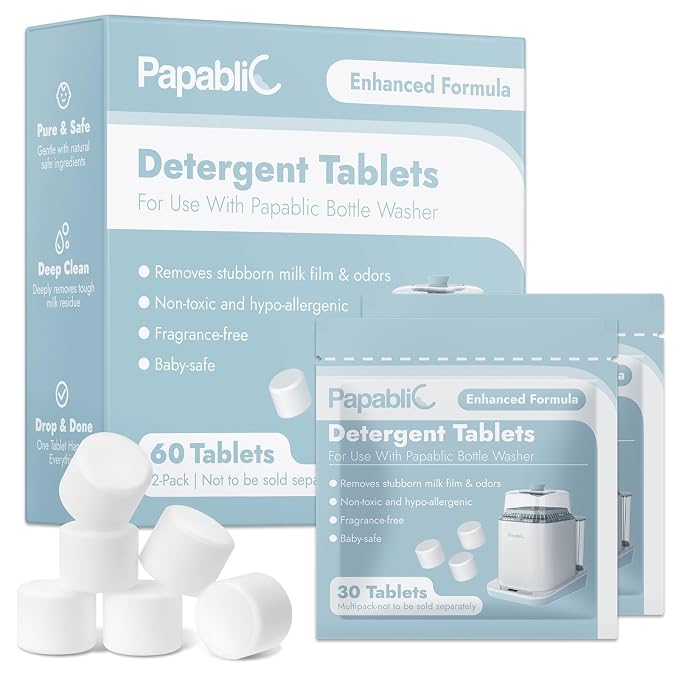 Papablic 60Pcs Official Detergent Soap Tablets by Papablic