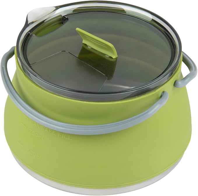 Restaurantware-Hi Tek 1 Liter Collapsible Camping Kettle, 1 Portable Cook Pot - - Image 12