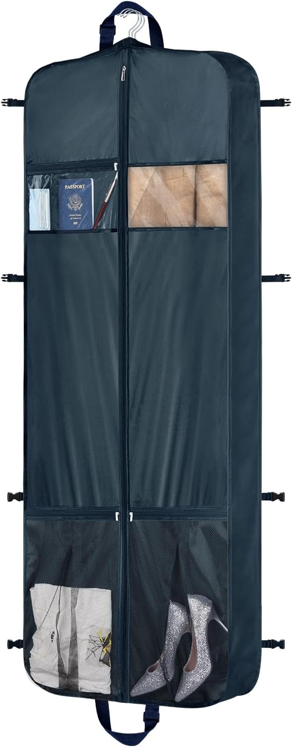 Zilink 60" Garment Bags for Travel Dress Travel Bag for Closet Storage Fur Coat - Image 7