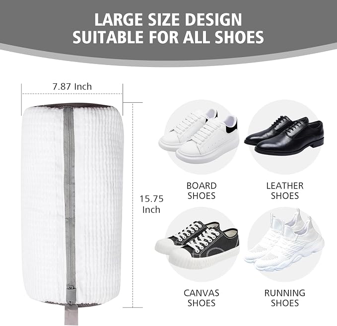 HEAVYWOOD Shoes Bag for Washing Machine Reusable Shoe Cleaning Washing Machine - Image 2