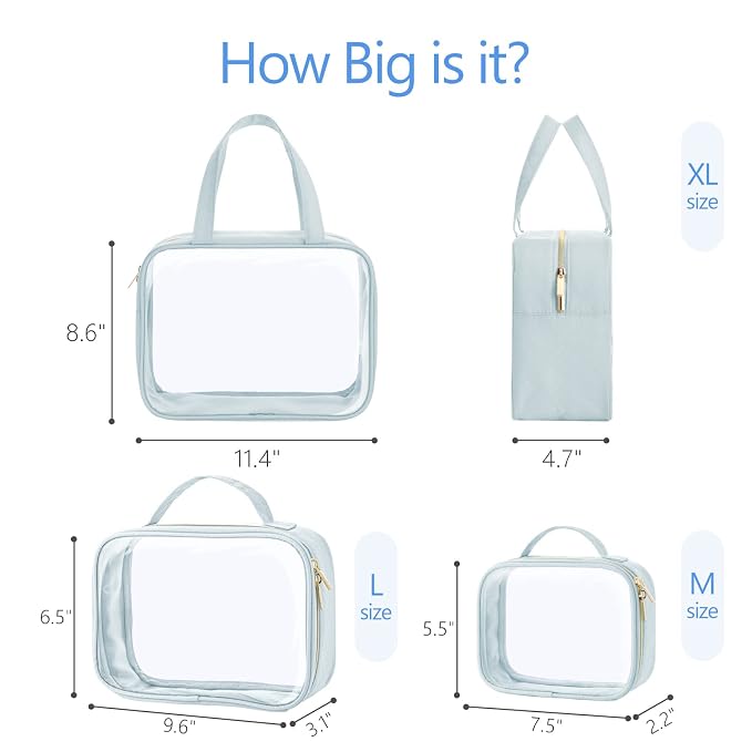 PACKISM Clear Toiletry Bags - Image 2