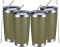 MEWAY 20oz Tumbler 4 Pack Double Wall Vacuum Insulated Travel Mug Bulk by MEWAY