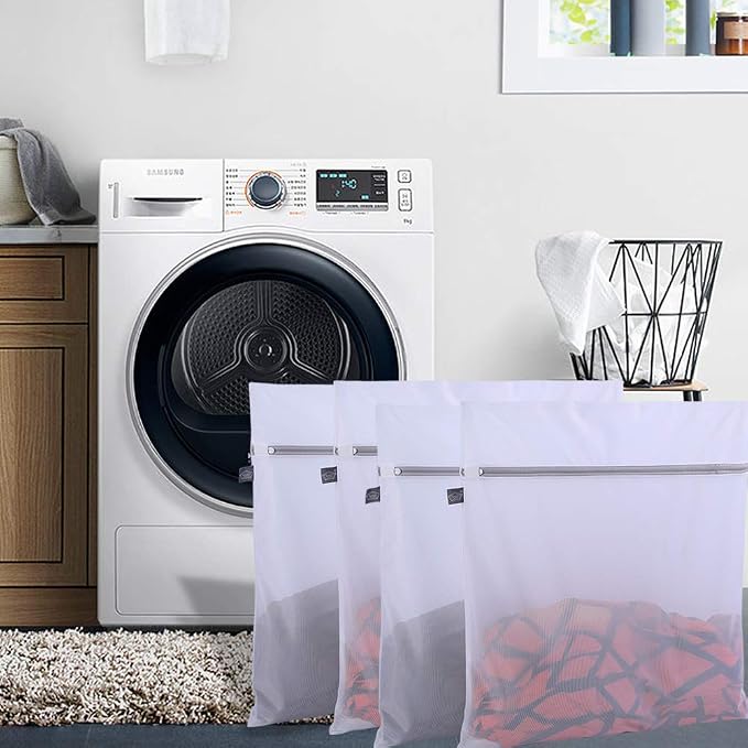 Kimmama Laundry Bag Mesh Wash Bags, Washing Machine Wash Bag, Net Washer Sack - Image 8