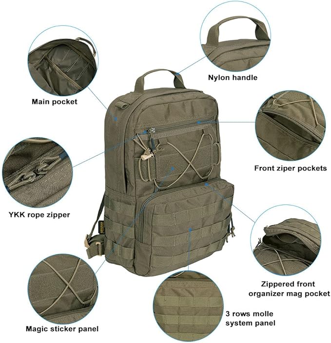 EXCELLENT ELITE SPANKER Outdoor Hydration Backpack Bundle Packs Water Bladder - Image 3