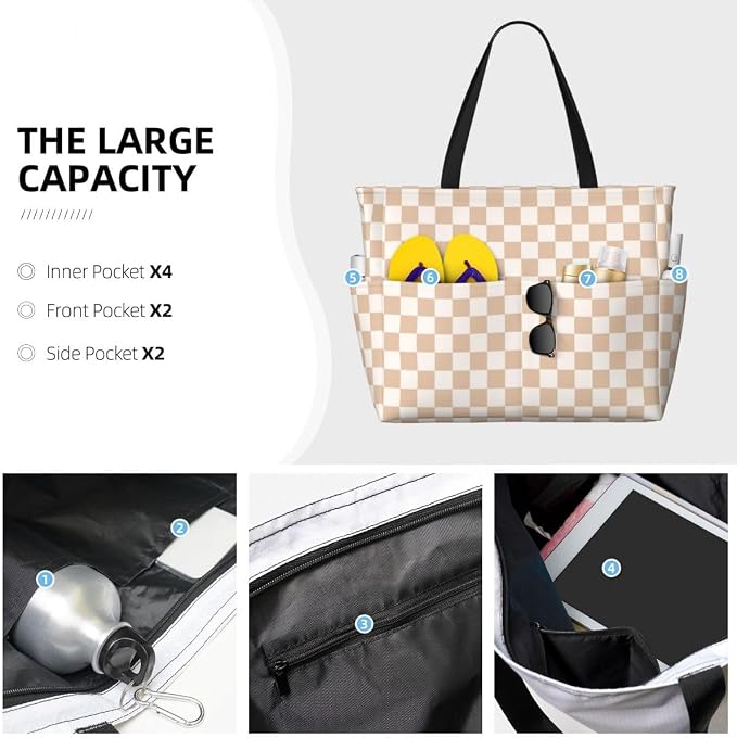 Waterproof Beach Tote Pool Bags - Image 2