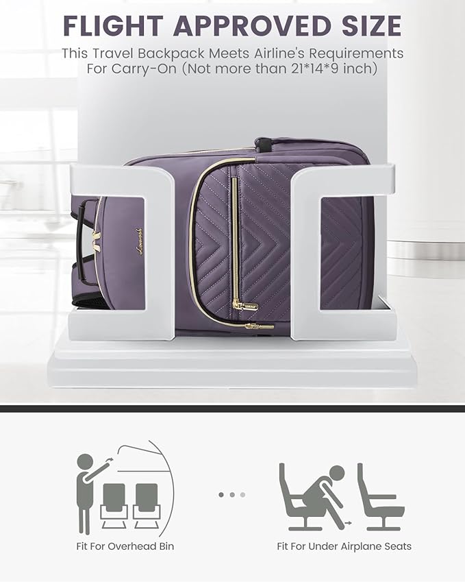 LOVEVOOK Laptop Backpack Purse for Women, Large Capacity Travel Business - Image 8