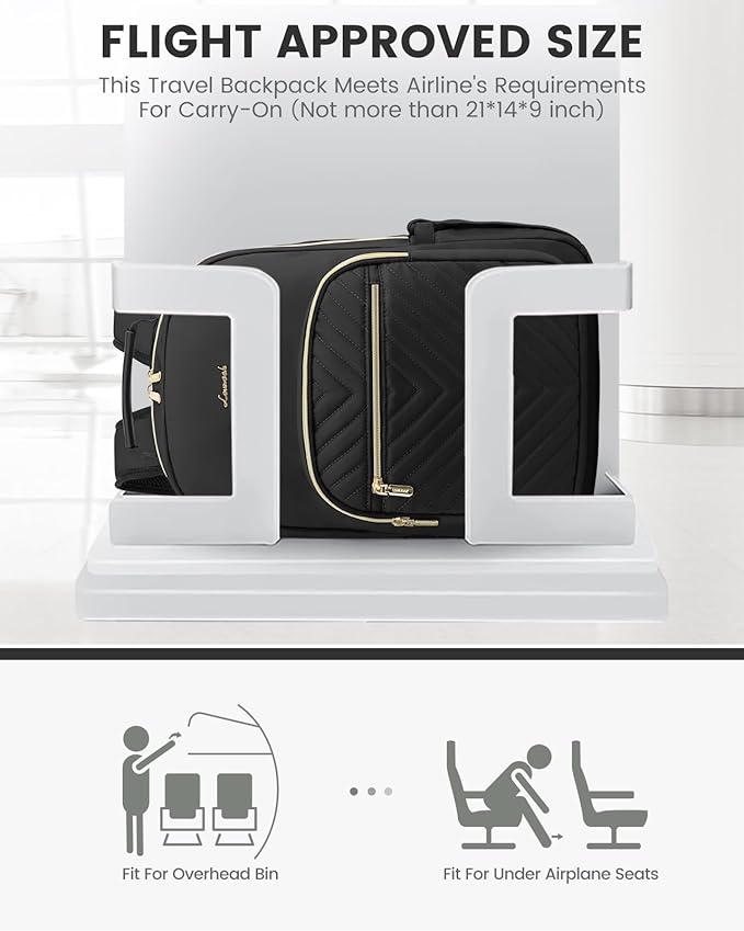 LOVEVOOK Laptop Backpack for Women, Travel Computer Work Bags - Image 8