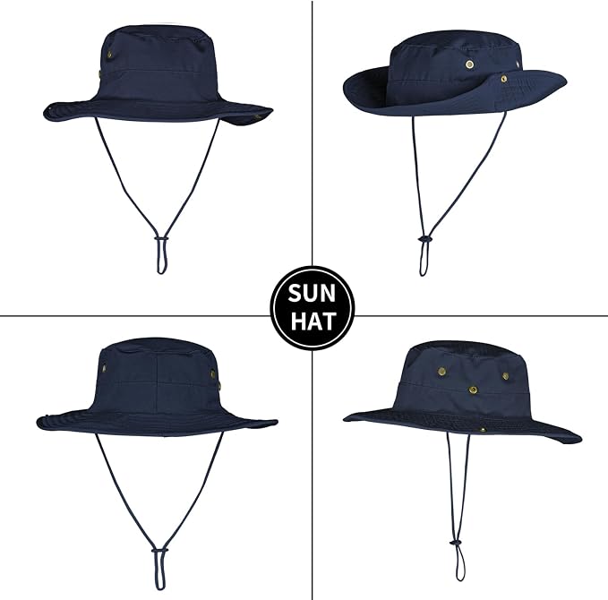 Sun Hats for Men Women Boonie Hat Foldable Fishing Hat UPF 50+ Bucket Hat for - Image 5