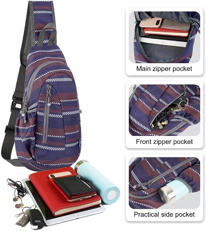 TITECOUGO Small Sling Bag, Lightweight Crossbody Backpack - Image 2