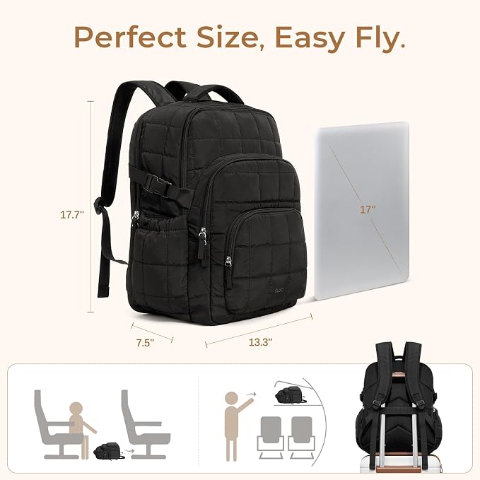 CLUCI Wrinkle-Resistant Laptop Backpack - Image 3