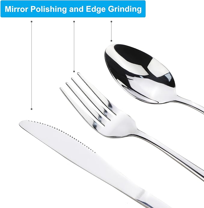 Travel Utensils With Case, Stainless Steel Reusable Portable Utensils Set With - Image 5