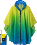 SaphiRose Rain Poncho Jacket Coat Hooded by SaphiRose