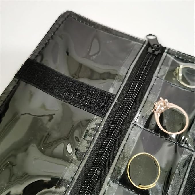 Travel Jewelry Roll Bag Portable Organizer Pouch - Image 7
