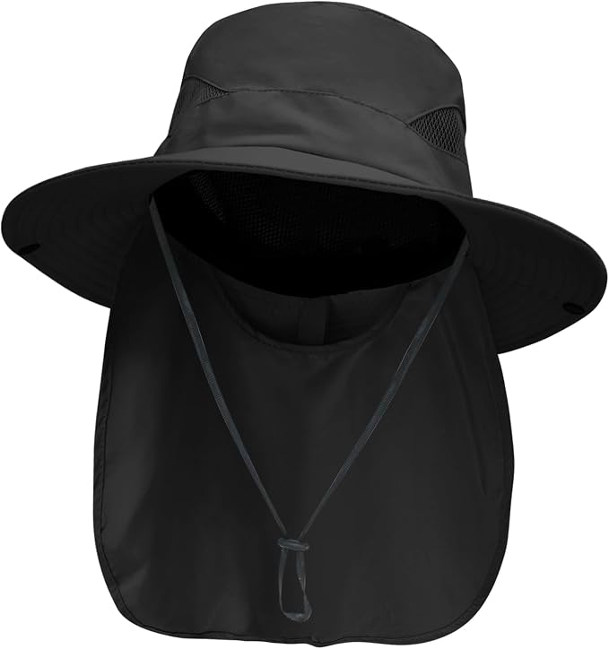 NPJY Sun Fishing Hats with Neck Flap by Unknown
