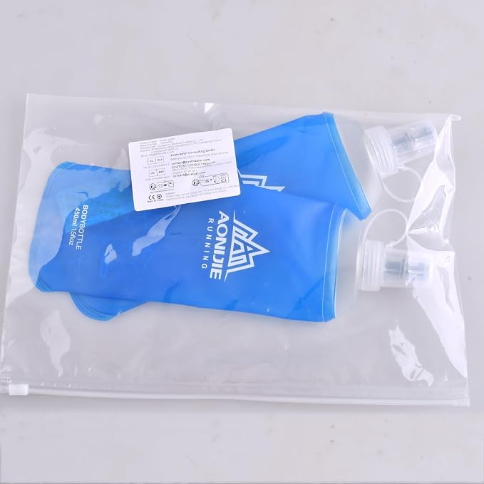TRIWONDER TPU Soft Folding Water Bottles BPA-Free Collapsible Flask - Image 8