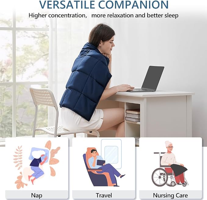 L'AGRATY Weighted Lap Pad 5lb: Small Weighted Blanket - Image 7