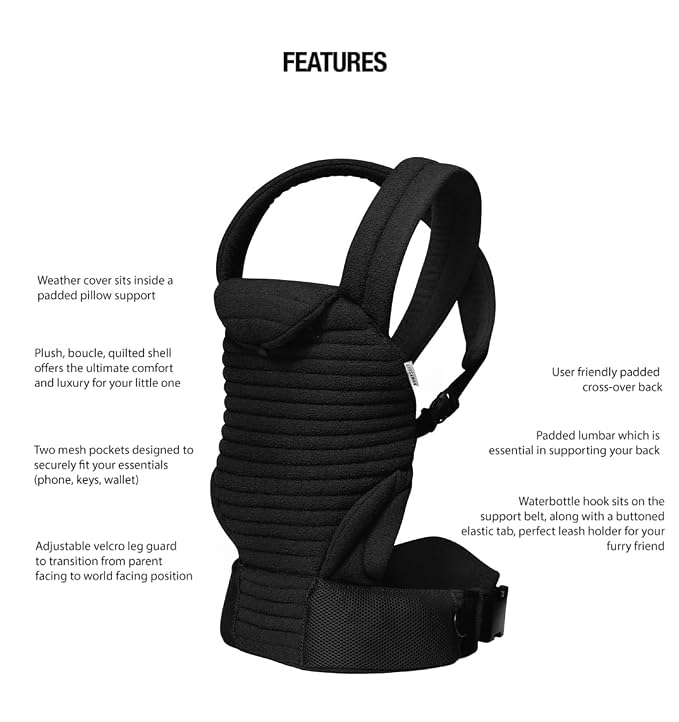 Bumpsuit Baby Carrier for Men Women Newborn to Toddler, Ergonomic Face-in & - Image 4
