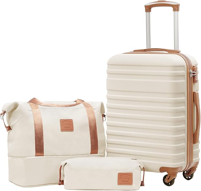 COOLIFE Luggage Carry On Luggage Suitcase Softside Wheeled Luggage Lightweight by COOLIFE