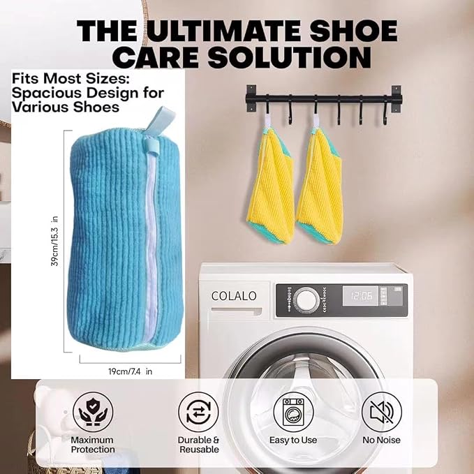 Shoe Laundry Bags for Washing Machine, Laundry Shoe Bag for Washer and Dryer - Image 4