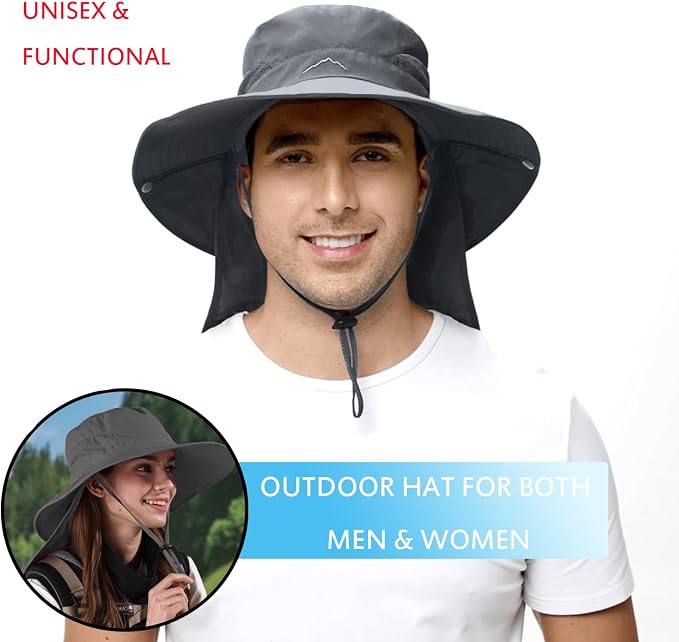 ZOORON Sun Hat for Men Women Fishing Hat - Image 2