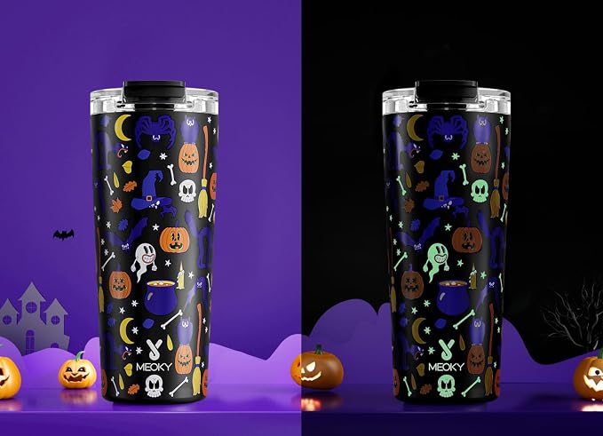 Meoky 24 oz Halloween Travel Coffee Mug - Image 2