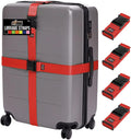 GORILLA GRIP Heavy Duty 4 Pack Adjustable Luggage Straps by GorillaGrip