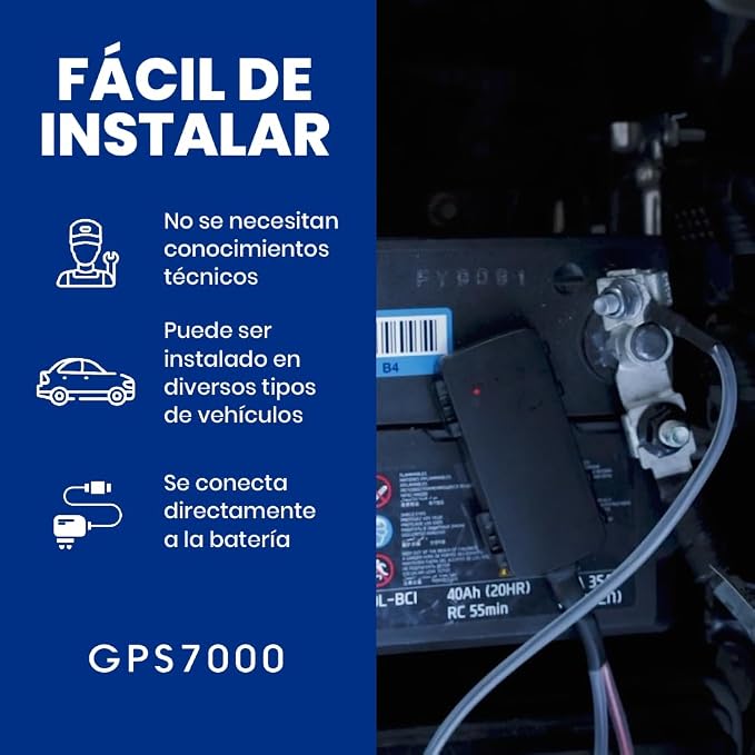 GPS7000-4G Hidden GPS Tracker for Vehicles | 90 Days of Service Included | Self - Image 6