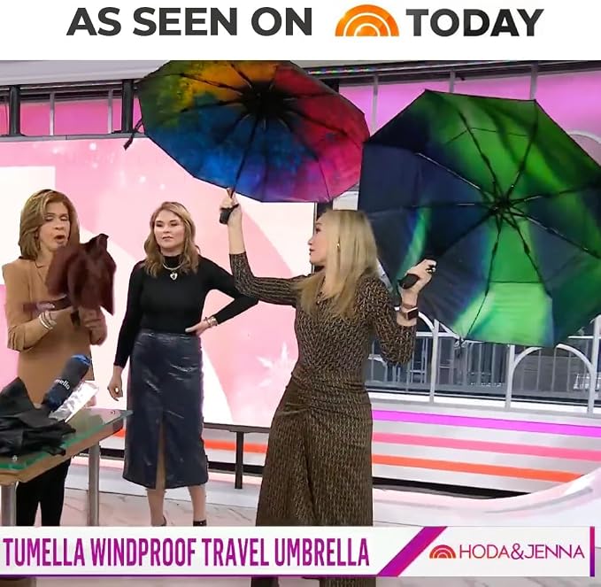 TUMELLA Strongest Windproof Travel Umbrella, Small Strong but Light Portable - Image 7