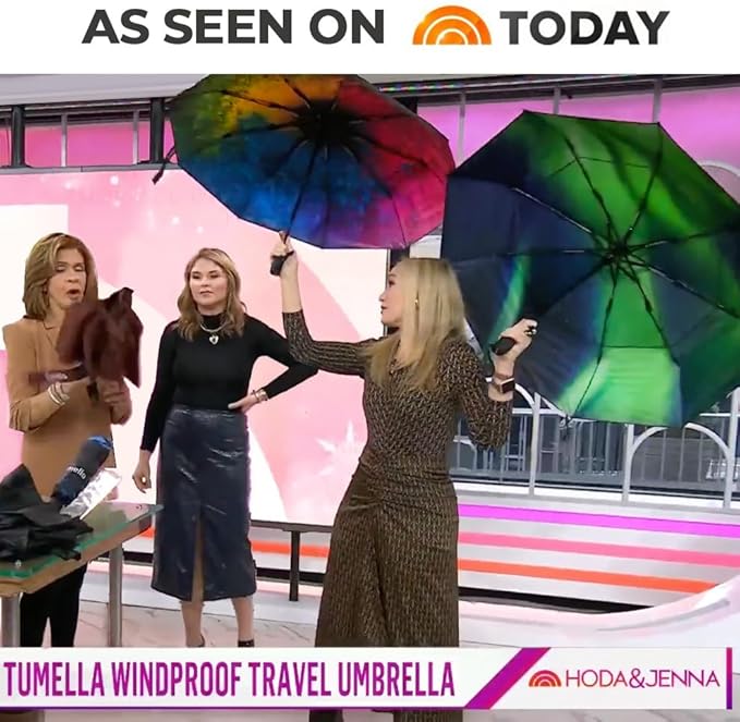 TUMELLA Strongest Windproof Travel Umbrella, Small Strong but Light Portable - Image 7