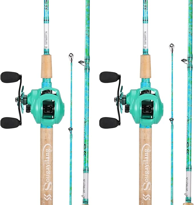 Sougayilang Fishing Rod and Reel Combo, 2-Piece 5-Foot 6-Inch Graphite & - Image 2
