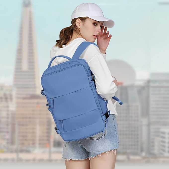coowoz Travel Backpack for Women Men, Carry On Backpack, Hiking Backpacks - Image 7