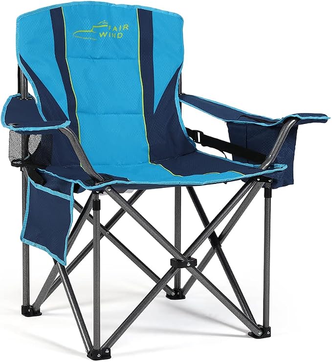 FAIR WIND Oversized Fully Padded Camping Chair by FAIRWINDOutdoorEquipment