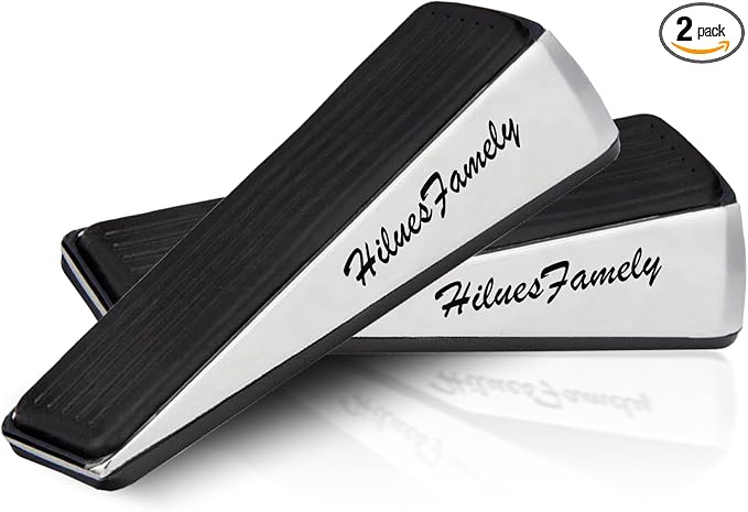 Door Stoppers - 2 Pack White Heavy Duty Door Stops by Unknown