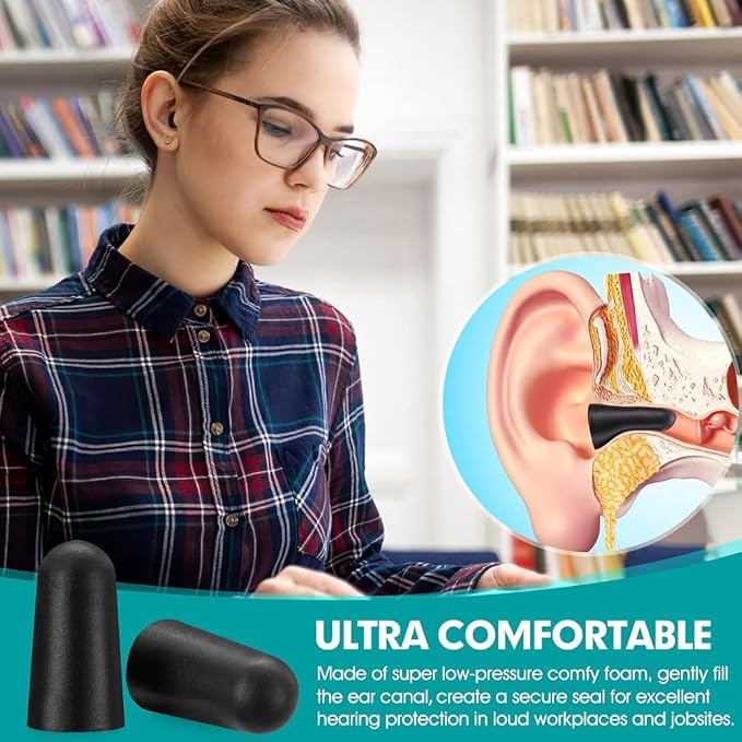 Sleep Mask with Earplugs & Zipper Bag 3D Memory Foam Eye Mask with Nose Support - Image 9