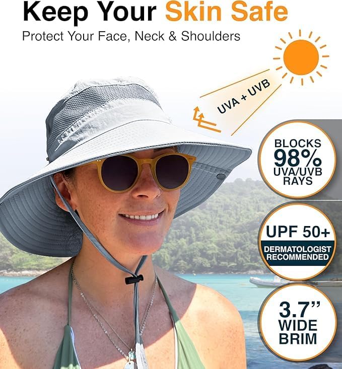 GearTOP Safari Sun Hat for Men and Sun Hats for Women UV Protection UPF 50+ - Image 2