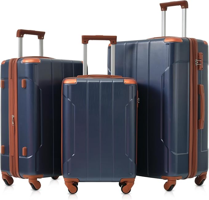 Merax Luggage Set 3 Piece Expandable Lightweight Suitcases by Merax