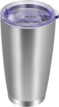 VEGOND 20oz Tumbler with Lid and Straw Stainless Steel Tumbler Cup Vacuum by VEGOND
