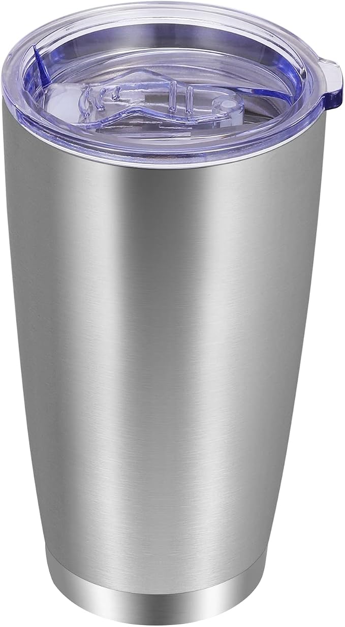 VEGOND 20oz Tumbler with Lid and Straw Stainless Steel Tumbler Cup Vacuum by VEGOND
