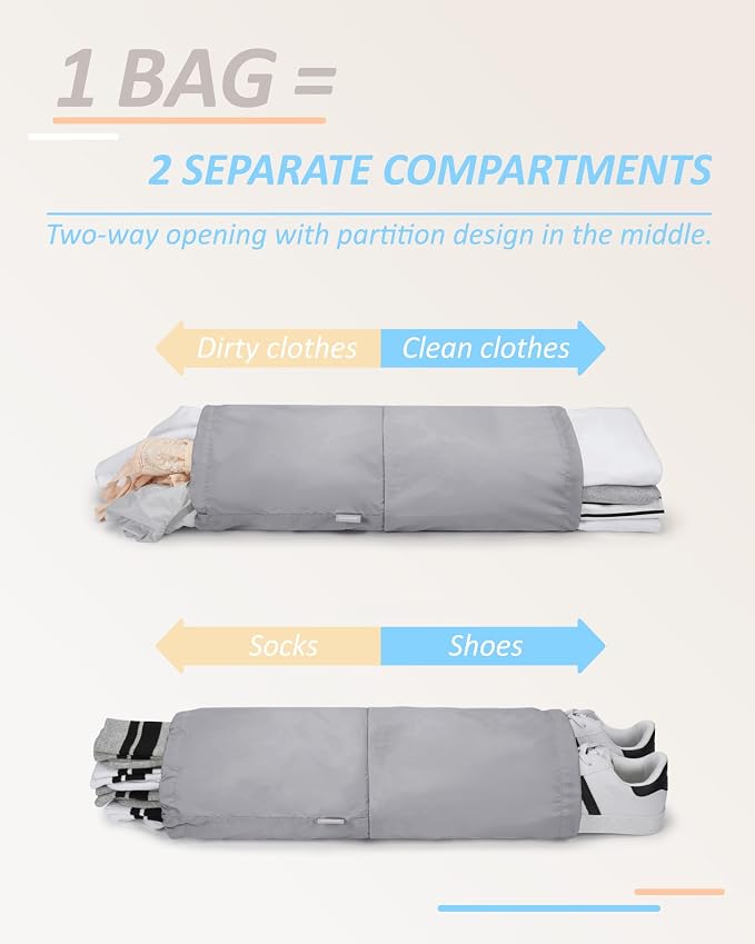 BAGSMART 6 Set Compression Packing Cubes - Image 4