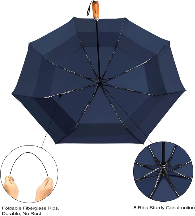 Lejorain Large Folding Golf Umbrella - Image 7