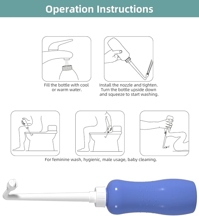 Hibbent Portable Bidet for Travel, Handheld Travel Bidet, Personal Hygiene Care - Image 5